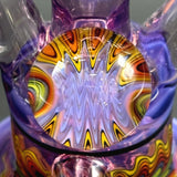 Close-up of the 25 mm line work marble set into the body of the recycler