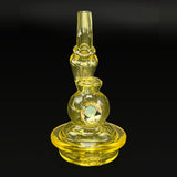 Sherlock dry top for the Puffco Peak, front view with the opal facing