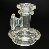 Baby Gorilla clear dry top, side profile with the opal attachment on the left