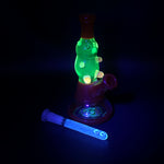 Gonzo's Gummy Bear Tube - Gonzo Glass Works (UV Reactive)