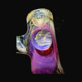 Fumed marble set into the bowl piece over royal jelly purple