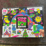 NeeDoh Advent Calendar box, front, sealed, on the High Tide shop floor