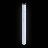 Puffco Hot Knife in Haze, pale frosted lilac, cap on