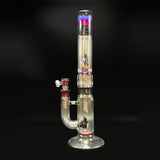 The collab tube from the side, the arm and the slide to the left