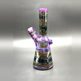 The other side of the rig, showing the maker's marble on the body and the handmade 14 mm joint