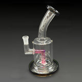 Toro Big Mac x Sugar Magnolia rig, Royal Jelly and black, 10mm joint — the full piece on black