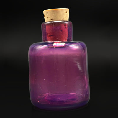 Royal Jelly ISO bottle with a cork top, front view