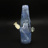 Side view showing the round attachment on the body and the fumed joint