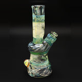 The mini tube from the other side, green and cream work up the neck and a banded foot