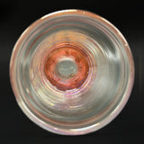Looking down into the bricked up cup, the Aurora base through the clear glass