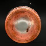 The base of the bricked up cup, the brick pattern in Aurora, copper and pink